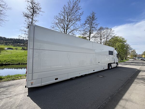 Schuler Motorsport Racing Team Paddock Trailer Truck