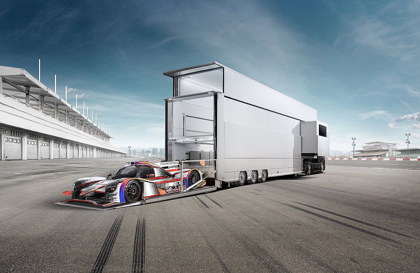 Motorsport Race Trailer Transport Logistics