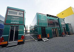 Schuler Trucks - Race Base - Aston Martin F1